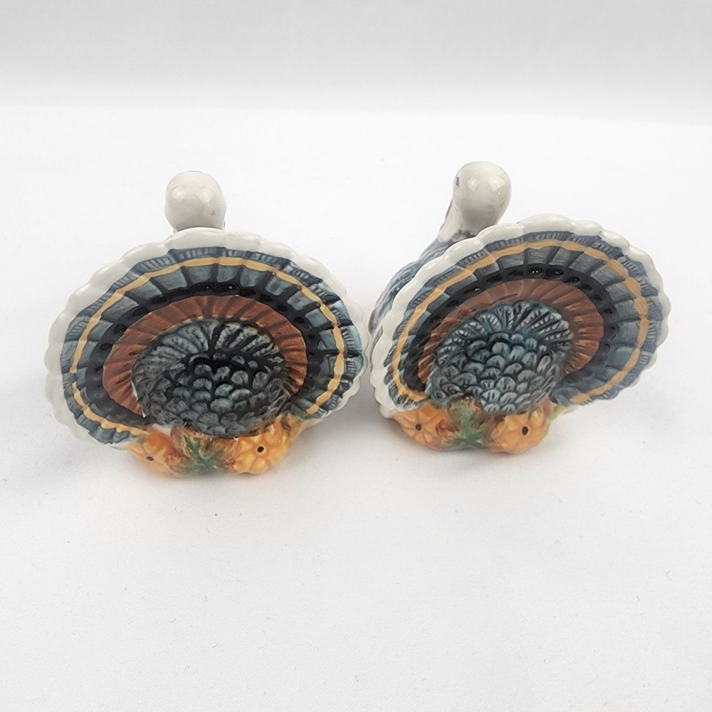 Bella Casa By Ganz Turkey Salt & Pepper Shakers Thanksgiving Fall Feast Goble - Picture 5 of 7